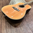 acoustic guitar rear view