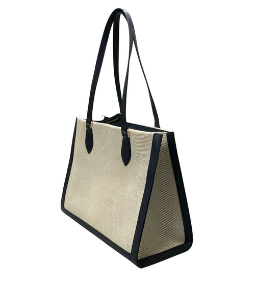 kate spade beige tote bag rear view