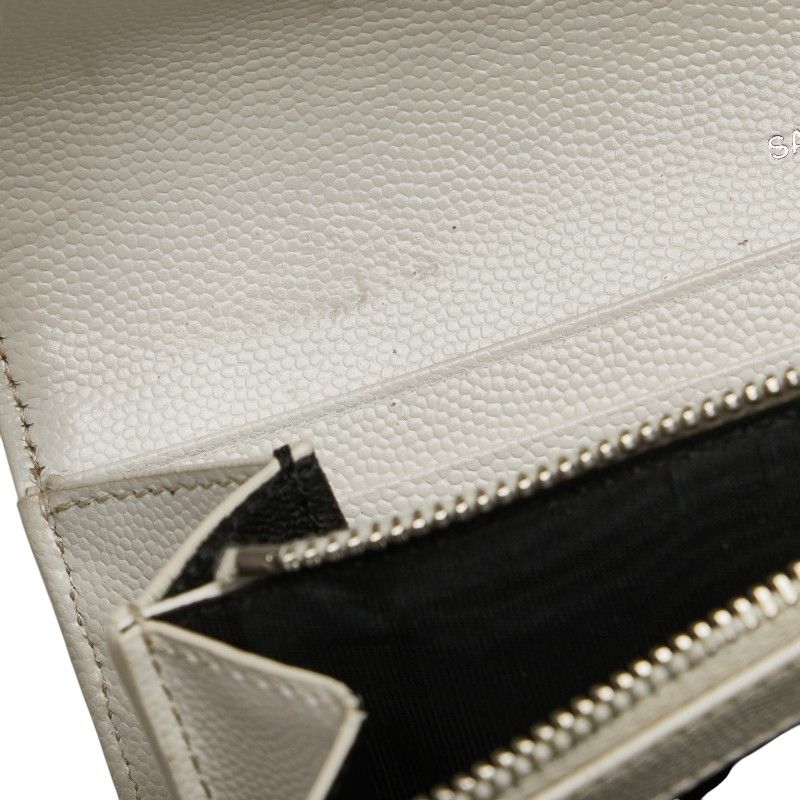 saint laurent wallet interior details