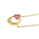 star jewelry pink necklace front view