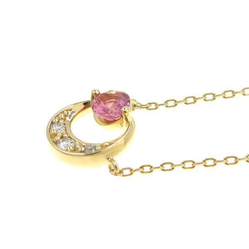 star jewelry pink necklace front view