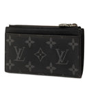 louis vuitton m69533 grey card holder front view