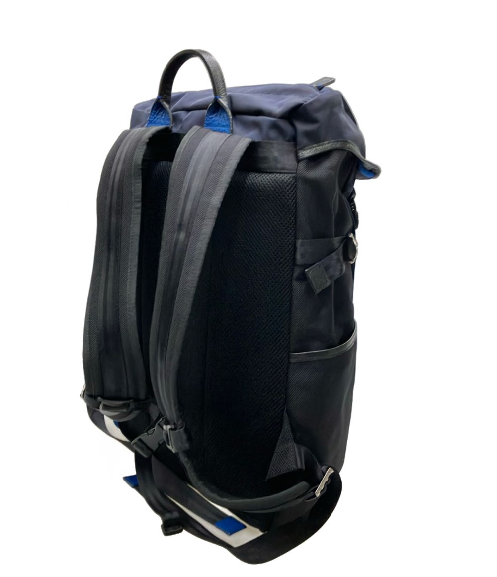 lanvin en bleu navy backpack rear view