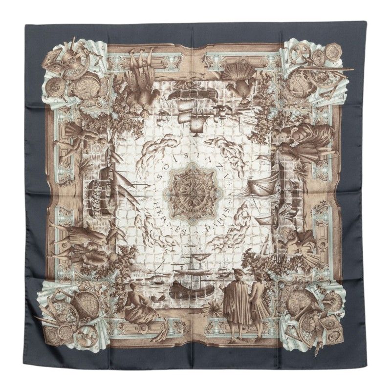 Hermes Scarf – Grey