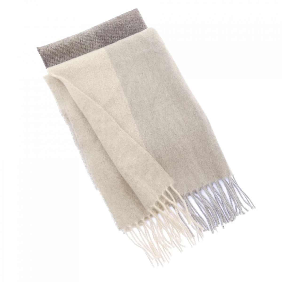 Hermes Scarf – Beige / Grey
