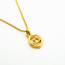 christian dior necklace front view