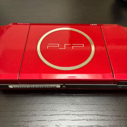 sony psp-3000 handheld console markings and labels