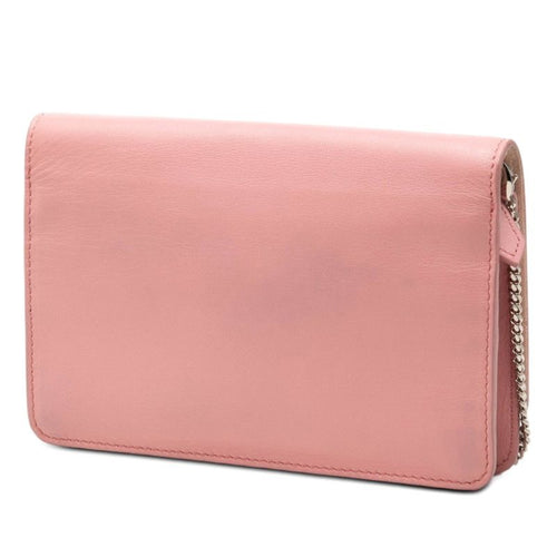 fendi 8m0346 pink shoulder bag front view