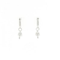 14K White Gold Earrings