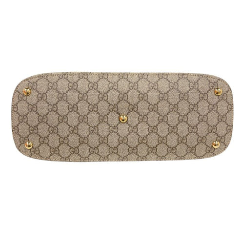 gucci beige shoulder bag side view