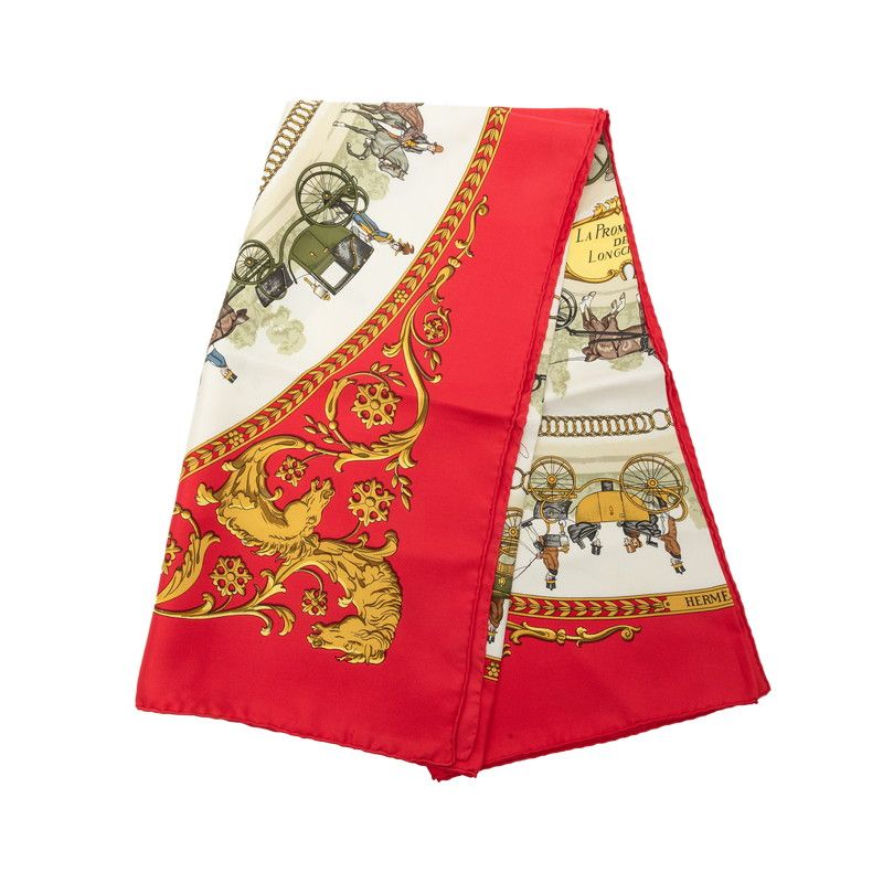 hermes scarf rear view
