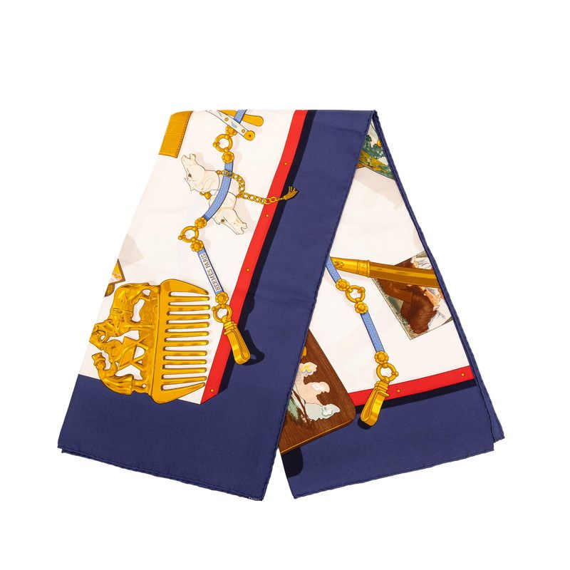 Hermes Scarf – Navy