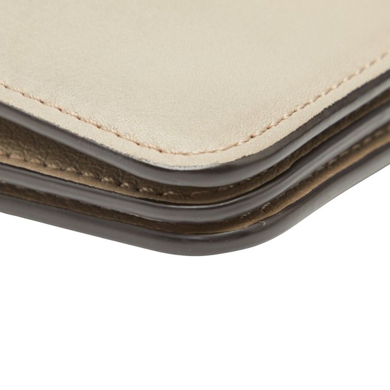 chloe beige shoulder bag side view