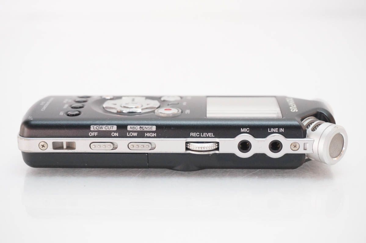 olympus ls-10 audio recorder rear view