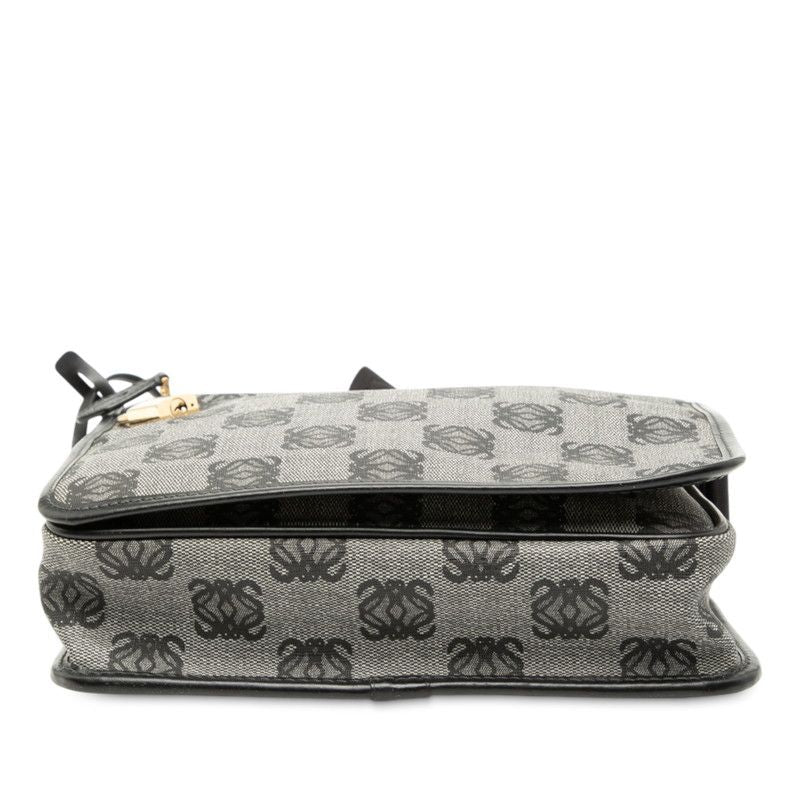 loewe grey shoulder bag rear view