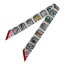 hermes scarf front view