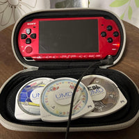 Sony PSP-3000 Handheld Console – Red
