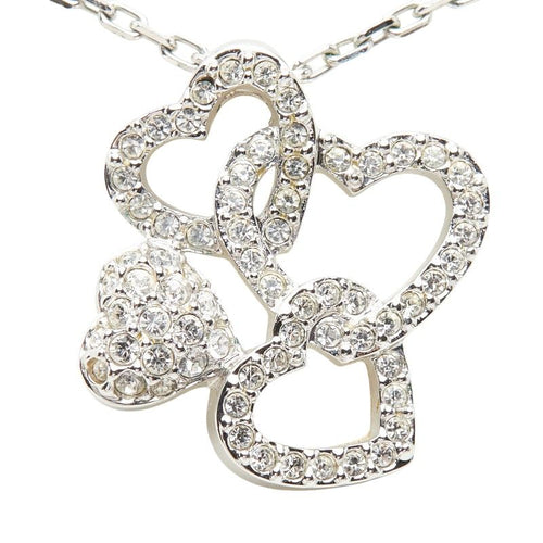 swarovski necklace front view