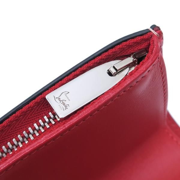 christian louboutin wallet interior details