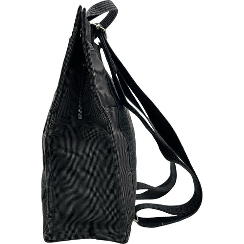 hermes grey backpack front view