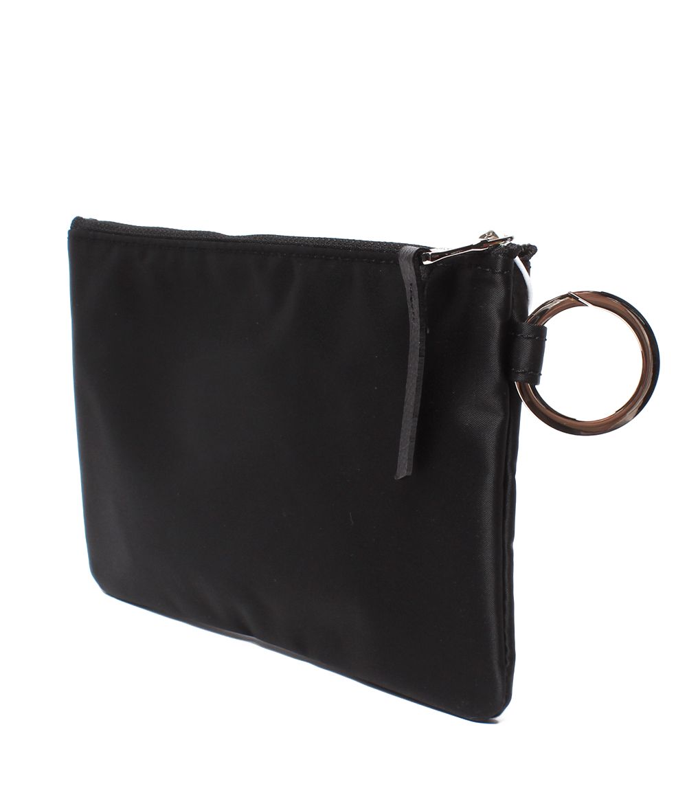 russet pouch / clutch rear view