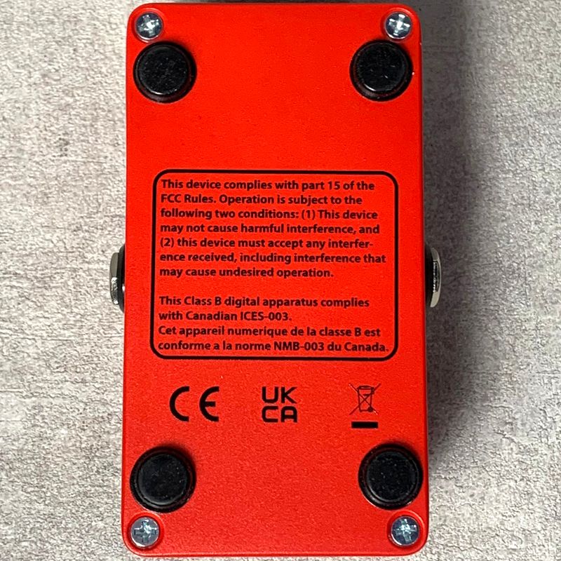 guitar effector interior details