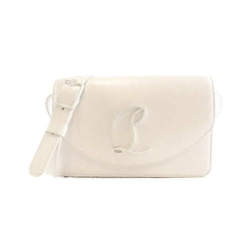 christian louboutin white shoulder bag