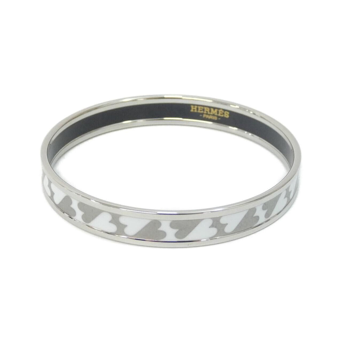 Hermes Bracelet – Silver / White