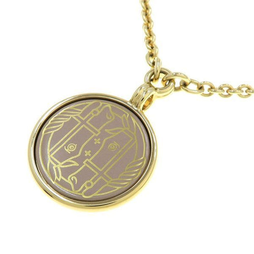 hermes necklace front view