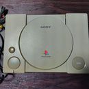 sony scph-3500 grey video game console front view