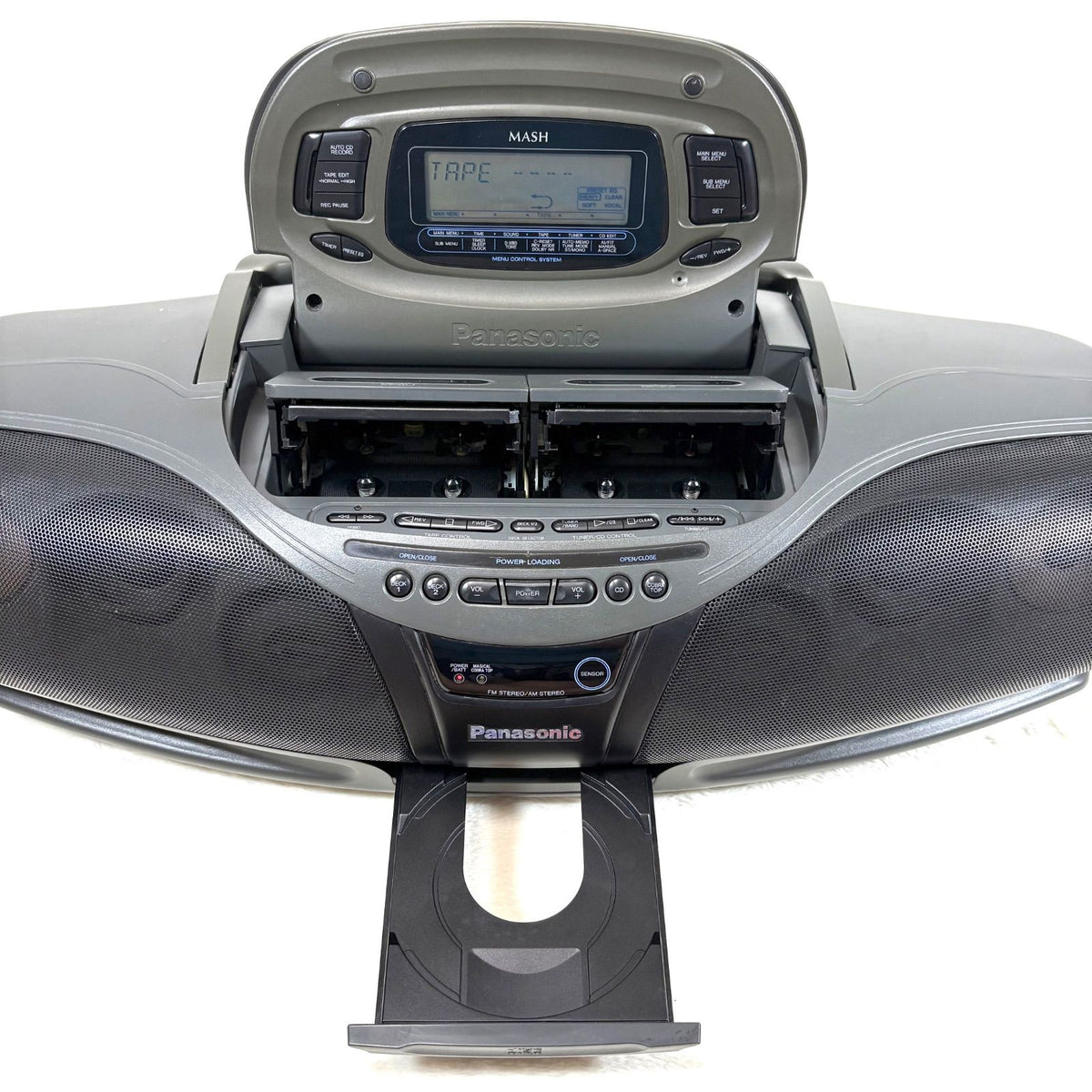 panasonic rx-dt75 boombox markings and labels