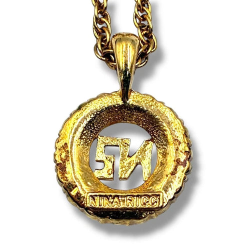nina ricci necklace rear view