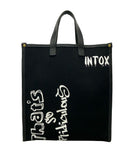 intoxic. tote bag front view