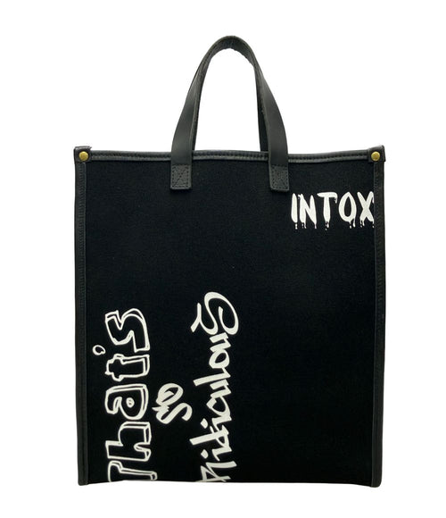 intoxic. tote bag front view