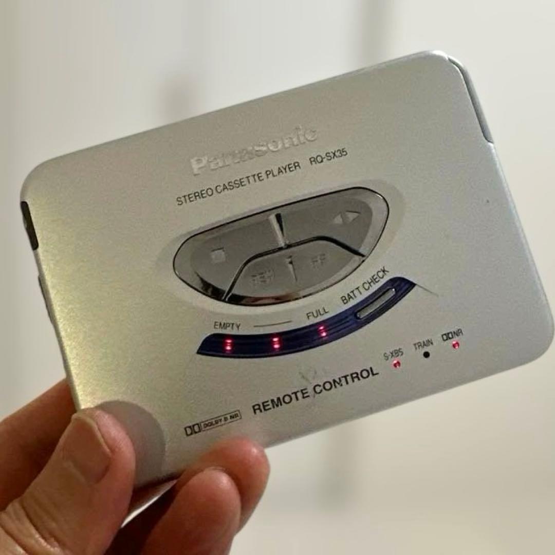 panasonic rq-sx35 cassette player markings and labels