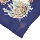 hermes navy scarf rear view