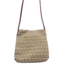 fendi 8bt075 beige shoulder bag front view