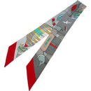 hermes scarf front view