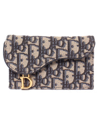 Christian Dior Card Holder – Navy