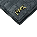 saint laurent wallet interior details