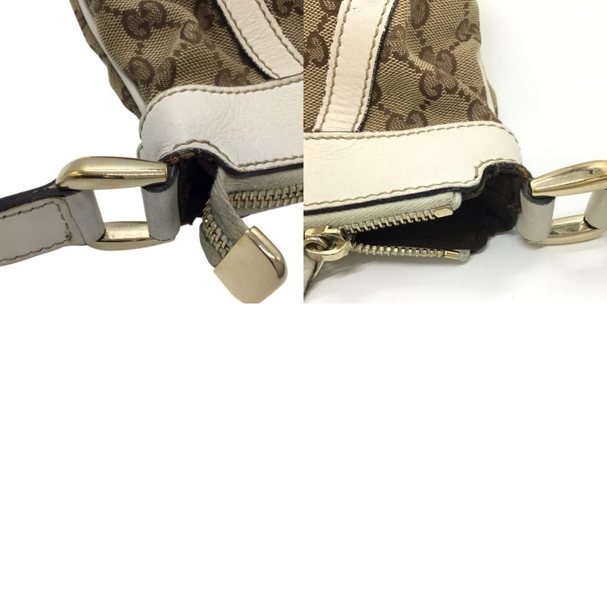 gucci beige shoulder bag markings and labels