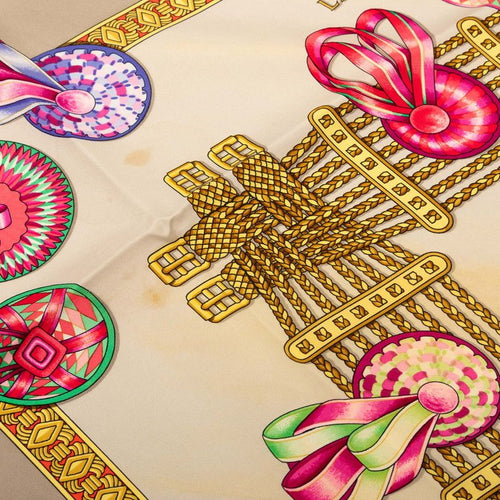 hermes grey scarf condition details