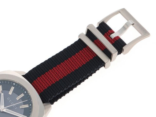 gucci 142.3/ya142304 navy watch interior details