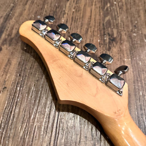 aria electric guitar markings and labels
