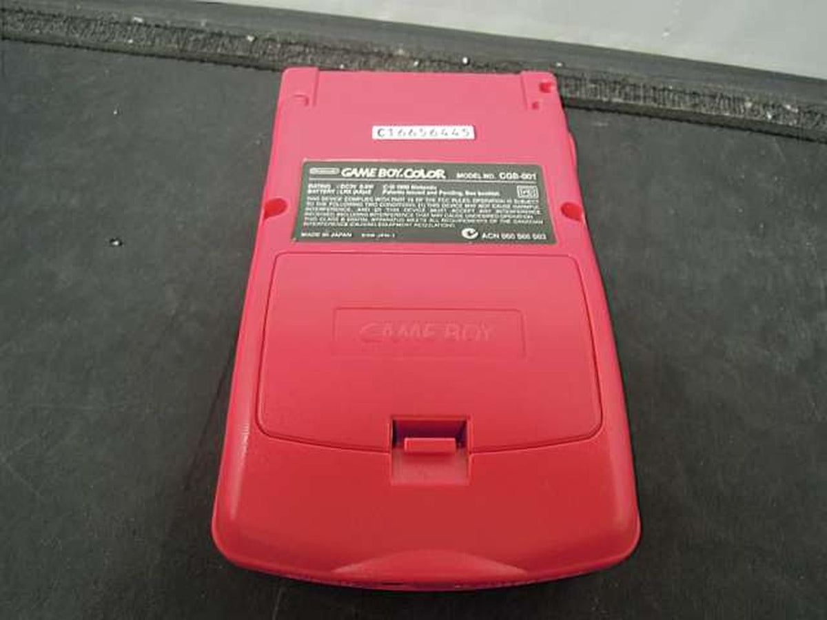 nintendo cgb-001 handheld console front view