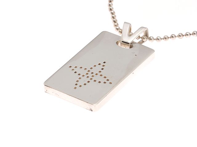 louis vuitton nc/sv/26.8g necklace accessories included