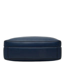 prada navy shoulder bag rear view