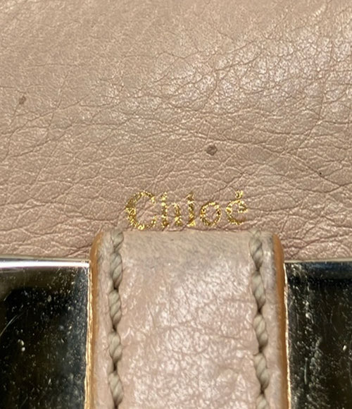chloe beige wallet condition details