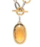 rebecca orange necklace