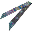 hermes scarf front view